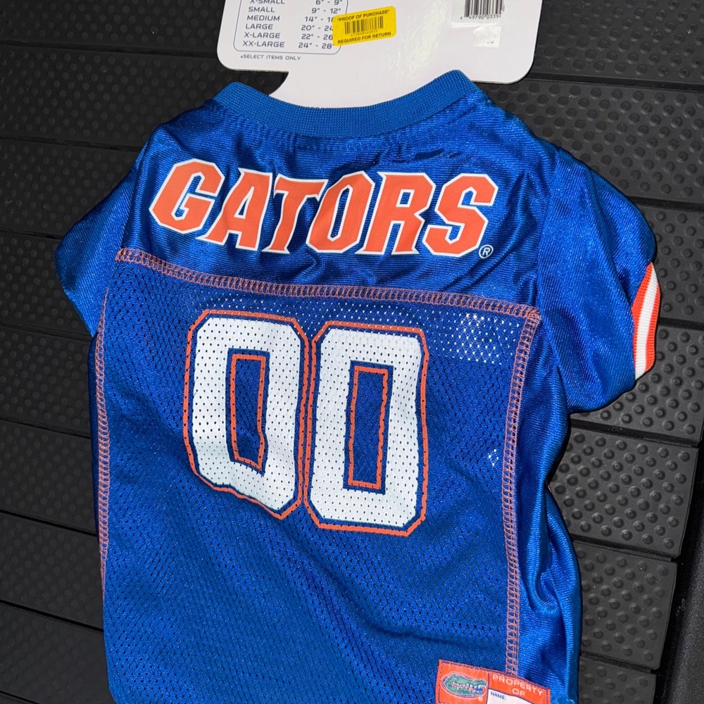Blue Gators Dog Jersey by Pet First Company